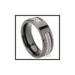 Titanium Steel Cable Ring 