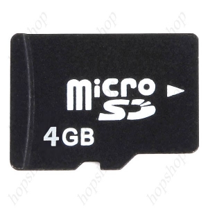 4GB MicroSD kortelė su adapteriu