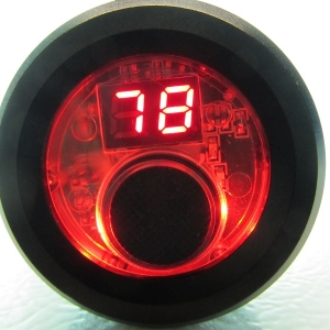 Akumuliatorius su LED apšvietimu ir įkrovos indikatoriumi
